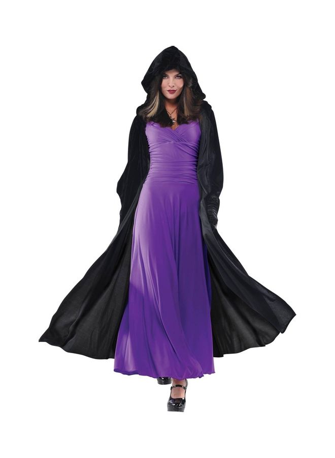 أمسكان رداء سادة بغطاء للرأس