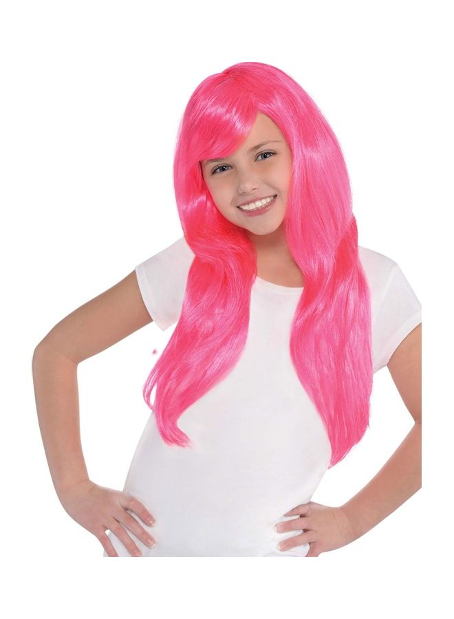 Amscan Glamorous Pink Wig