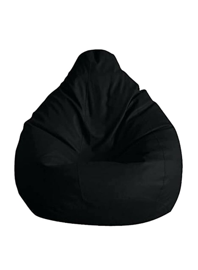 Luxe Decora PVC Bean Bag Black 80x80x50cm 