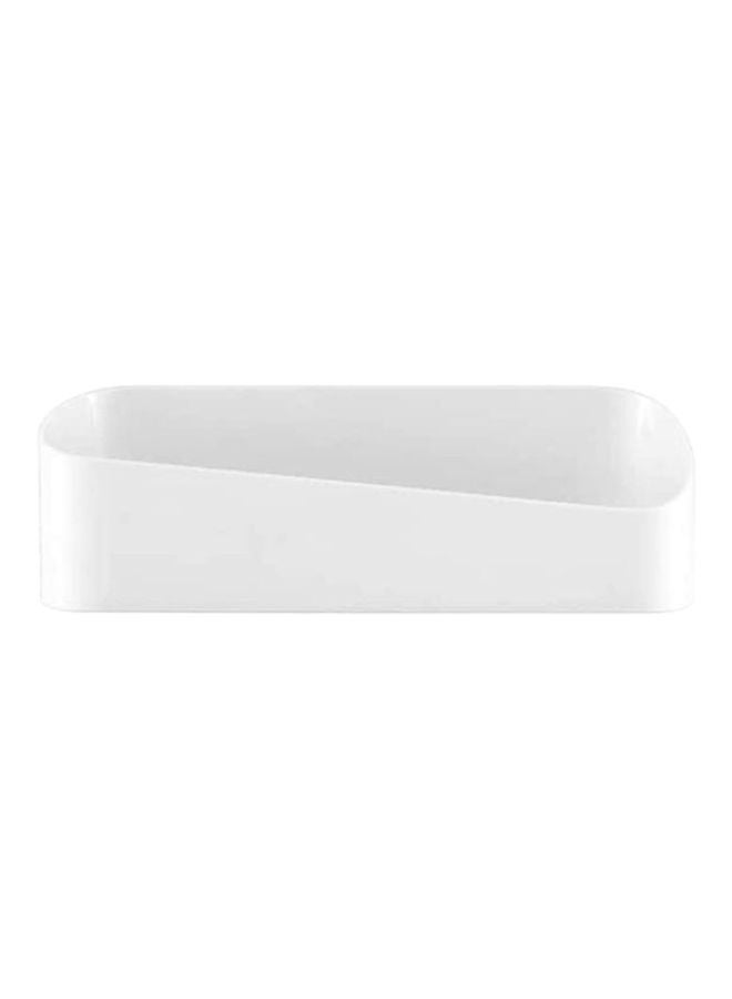 Beauenty Solid Designed Storage Box White 26.5x9x8.8cm - Image 1