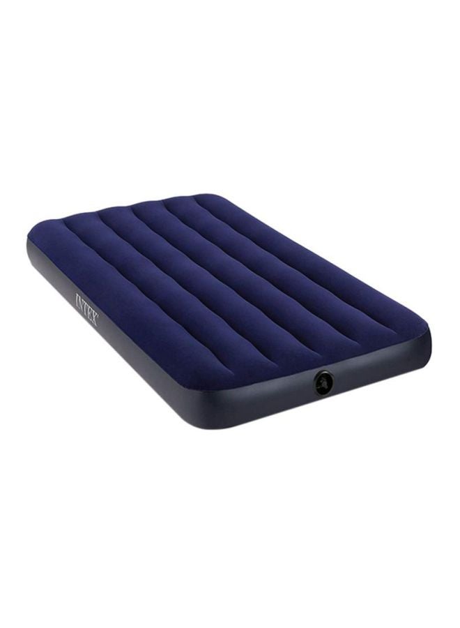 INTEX Dura-Beam Standard Classic Downy Air Bed Blue 99x191x22cm  - Image 3