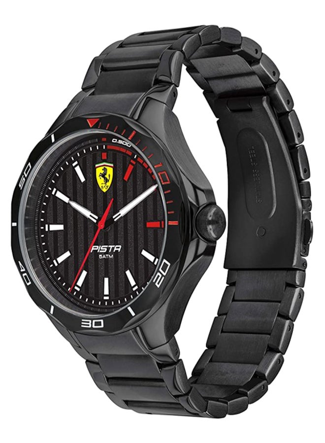 Scuderia Ferrari - Men's Pista Water Resistance Stainless Steel Analog Watch 830763 - Image 1