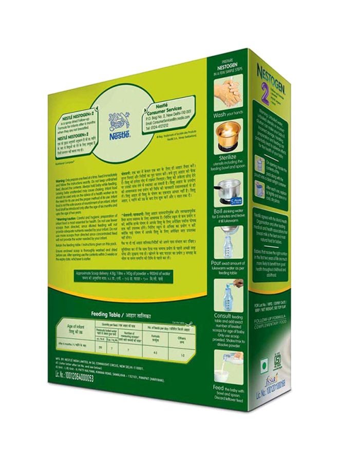 Nestle - Nestogen 2 Follow Up Infant Formula Powdered Milk 400grams - Image 1