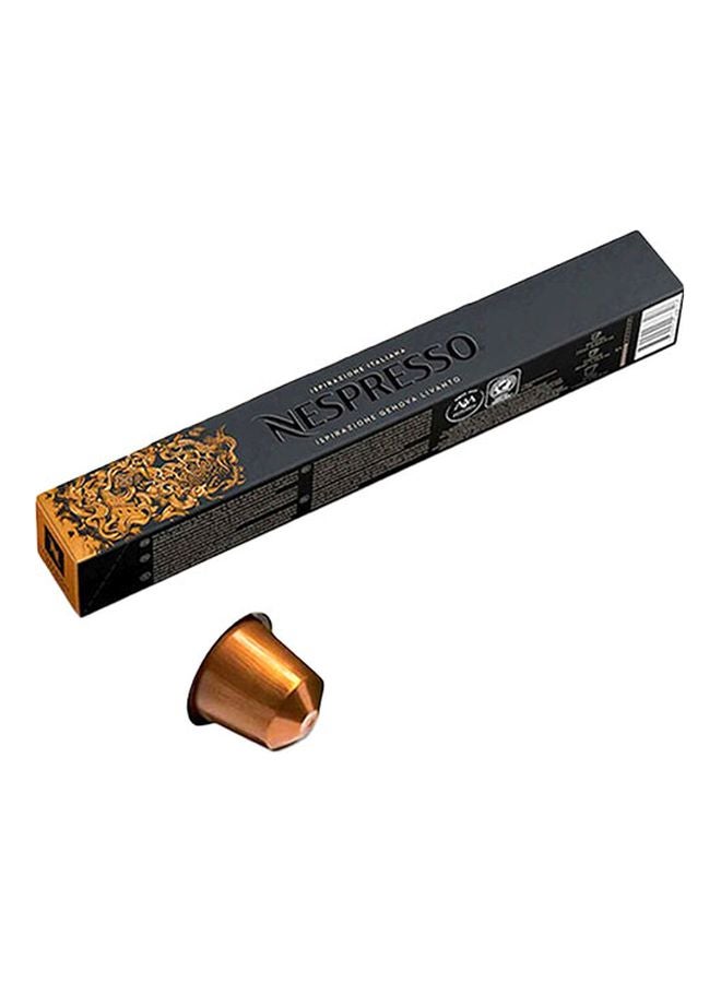 Nespresso - Ispirazione Genova Coffee 10 Capsules Livanto 53grams Pack of 16 - Image 1