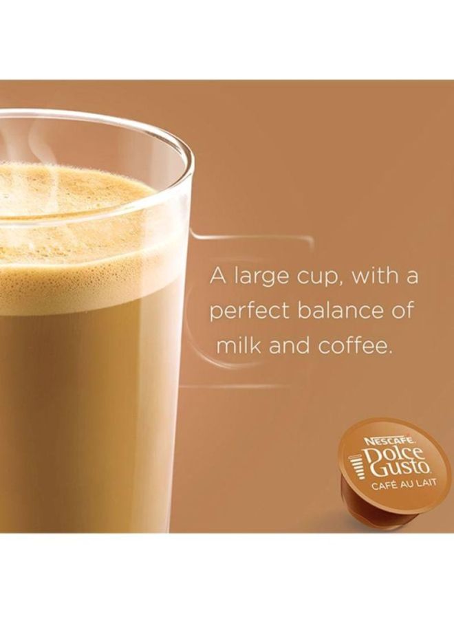 Nescafe 16 Capsule Dolce Gusto Cafe Au Lait 10grams  - Image 2