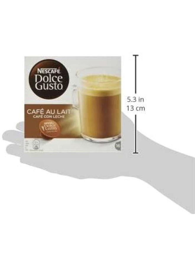Nescafe 16 Capsule Dolce Gusto Cafe Au Lait 10grams  - Image 3