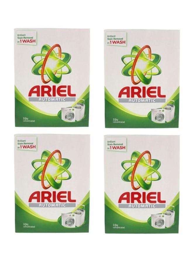 Ariel 4-Piece Automatic Washing Powder Green 4x2.5kg  - Image 1
