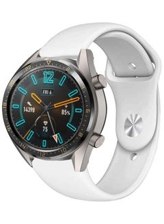HuHa Silicone Replacement Band For Samsung Gear S3 Frontier White  - Image 1
