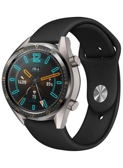 HuHa Silicone Replacement Band For Garmin Vivo Move 3 Black  - Image 1