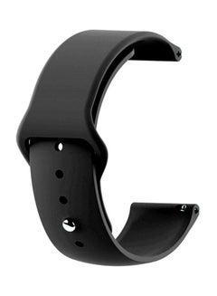 HuHa Silicone Replacement Band For Garmin Vivo Move 3 Black  - Image 3