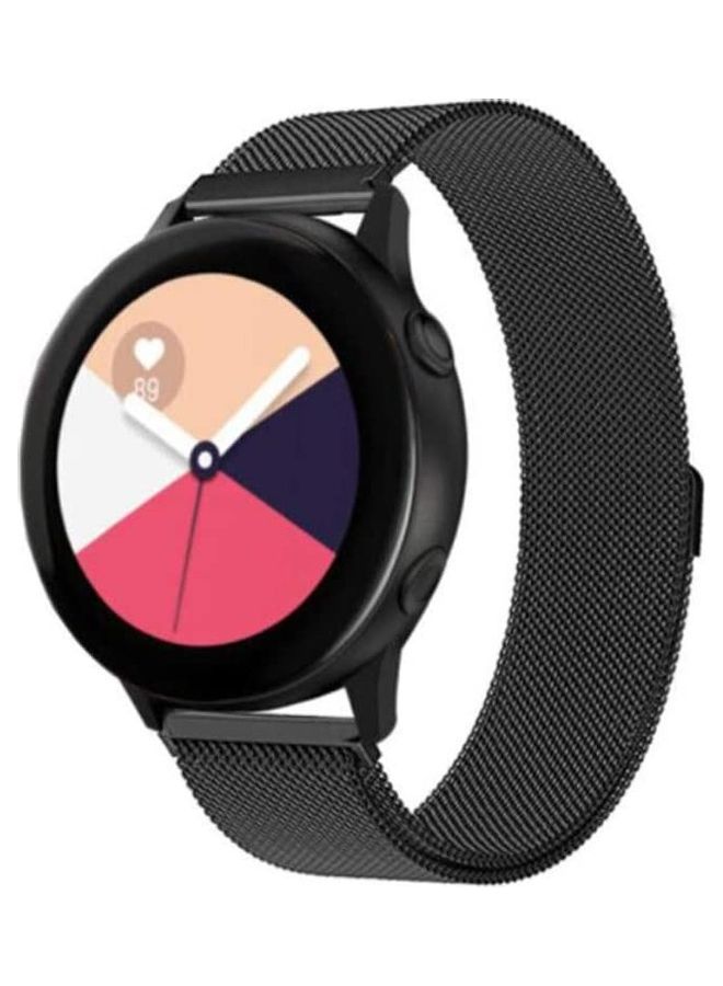HuHa Milanese Steel Replacement Band For Amazfit GTR 2 Black - Image 1