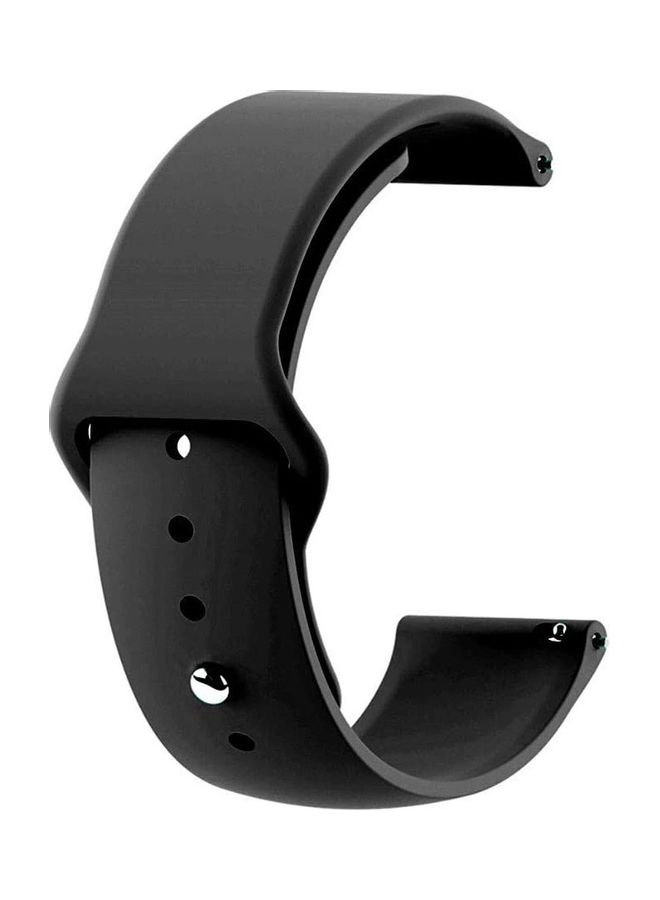 HuHa Silicone Replacement Band For Garmin Vivo Move Luxe Black - Image 3