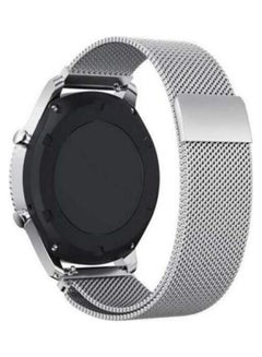 HuHa Milanese Steel Replacement Band For Amazfit Pop Pro Silver  - Image 2