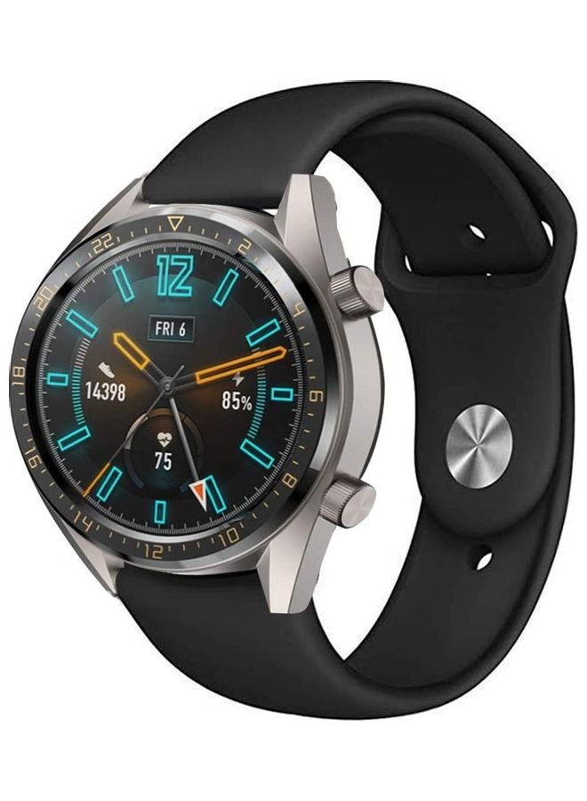 HuHa Silicone Replacement Band For Huawei Watch GT2 Pro Black  - Image 1
