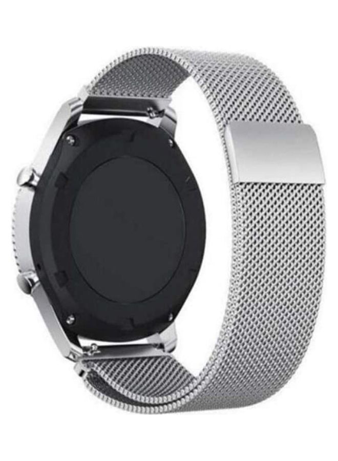 HuHa - Milanese Steel Replacement Band For Huawei Watch GT2e Silver - Image 1