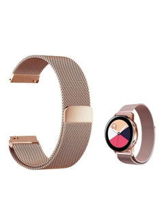 Milanese Steel Replacement Band For Ticwatch GTX Watch Pink