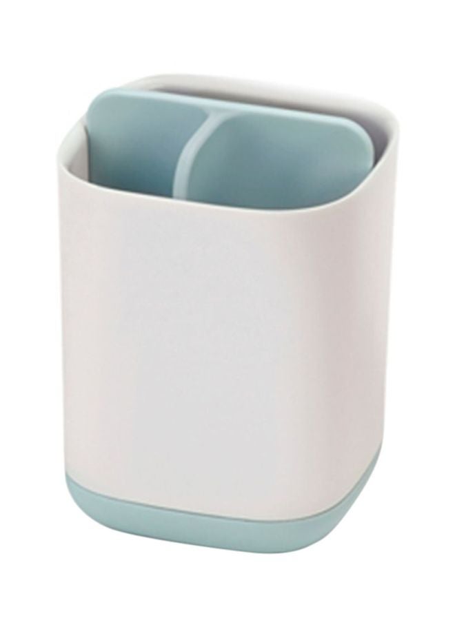 Joseph Joseph Easy-Store Toothbrush Holder White/Blue 90x127x90mm  - Image 1