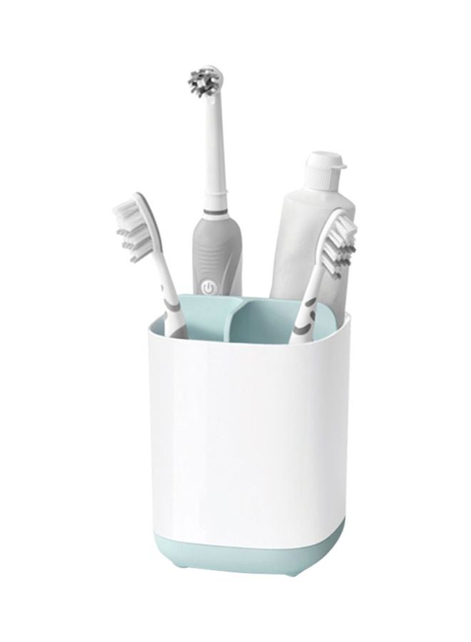 Joseph Joseph Easy-Store Toothbrush Holder White/Blue 90x127x90mm  - Image 5