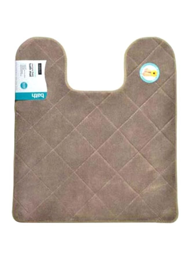 Microfiber Bath Mat Taupe 53x61cm - v1614088065/N19459385A_1