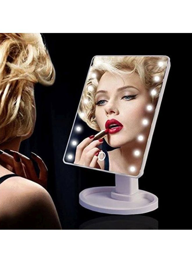 كول بيبي مرآة مستحضرات تجميل بمصباح LED أبيض 29x18x8سم  - Image 3