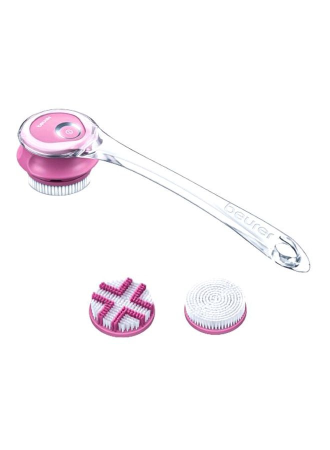 بيورير فرشاة كهربائية للجسم شفاف/أرجواني/أبيض 10x7.2x10سم - Image 1