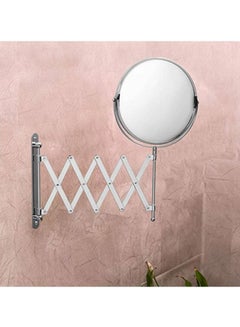 Royalford Extendable Round Mirror Silver 21.5x21x4.5cm  - Image 2