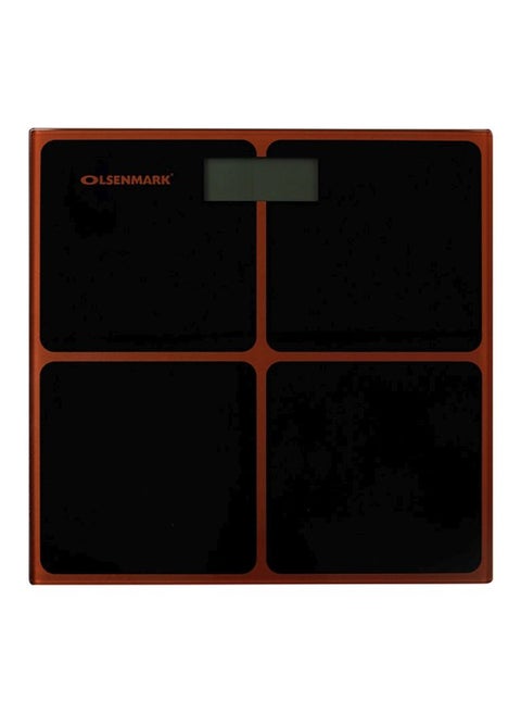 Digital Weighing Scale Black/Orange