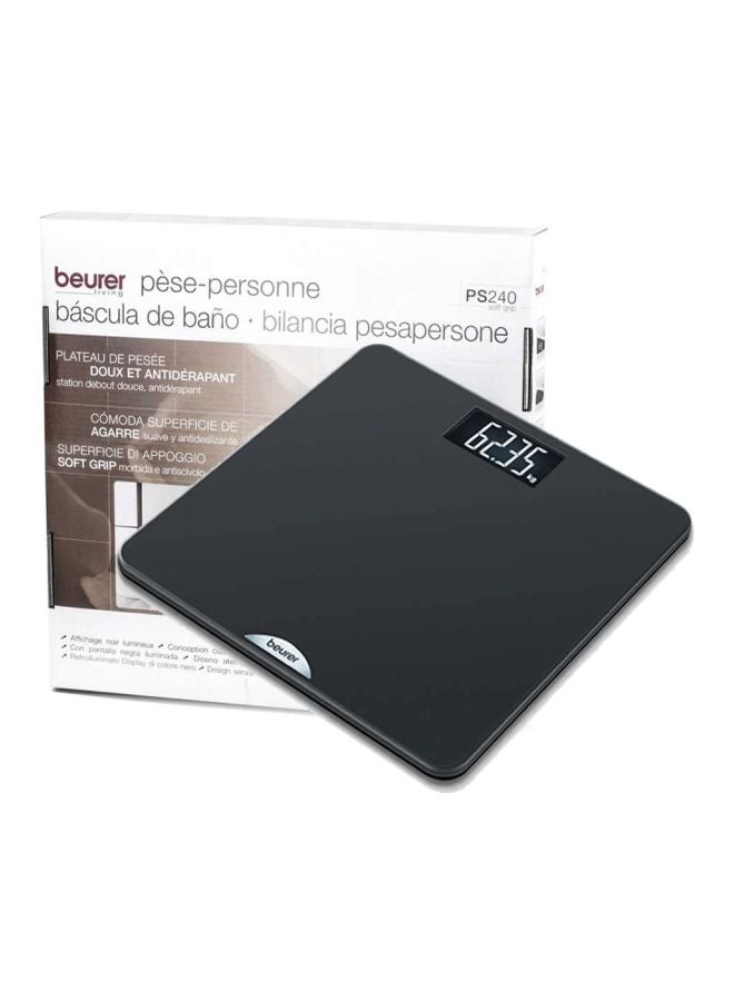 Beurer PS240 Personal Bathroom Scale Black 30X21X30cm  - Image 2