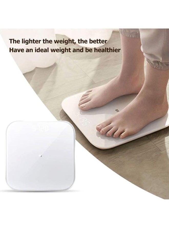 Xiaomi Smart Body Scale 2 Weight Monitor With Hidden LED Display White 300 x 300 x 20cm - Image 3