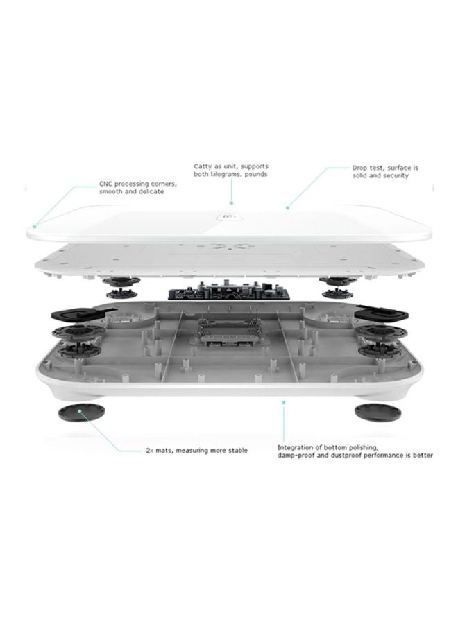 Xiaomi - LED Display Smart Weighing Scale White - Image 1
