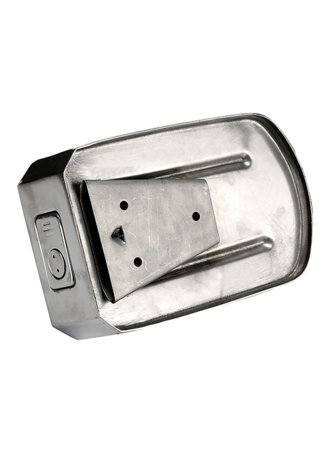 Voberry Stainless Steel Liquid Soap Dispenser Silver 13x6.5cm - Image 3