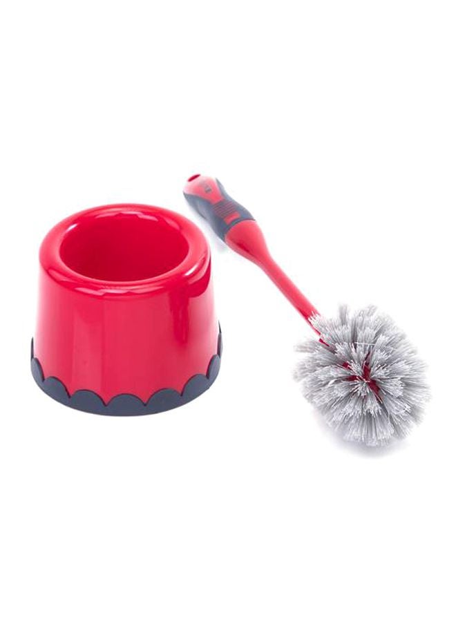 Royalford Toilet Brush Premium Quality One Click Series Assorted Colour 14x14x38cm  - Image 3