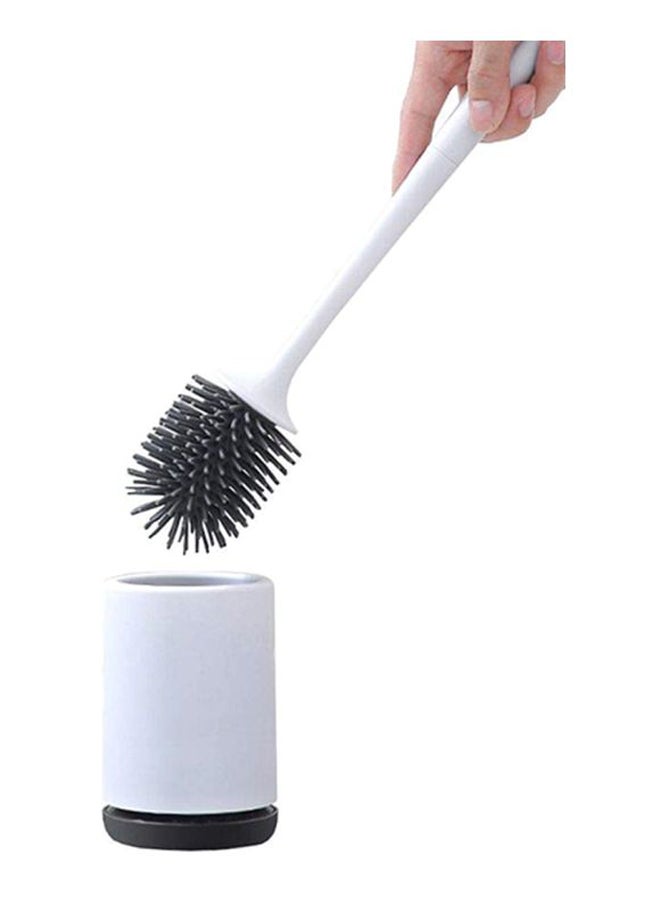 Beauenty Toilet Cleaning Brush With Holder White/Black 39.5x7.5cm  - Image 2