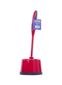 Royalford Toilet Brush Premium Quality One Click Series Assorted Colour 14x14x38cm  - Image 2