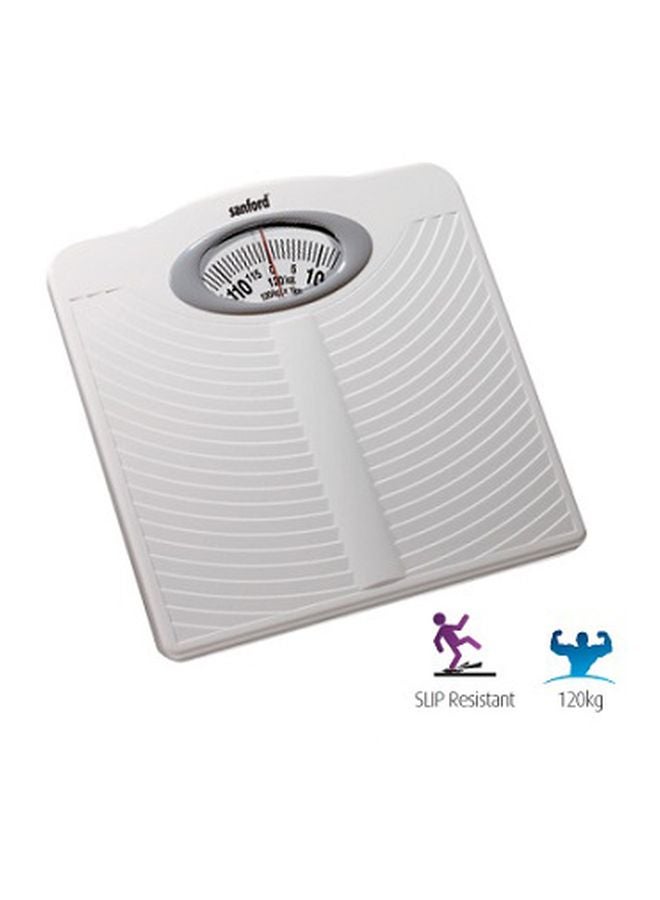 Sanford Mechanical Weighing Scale White/Grey  - Image 2