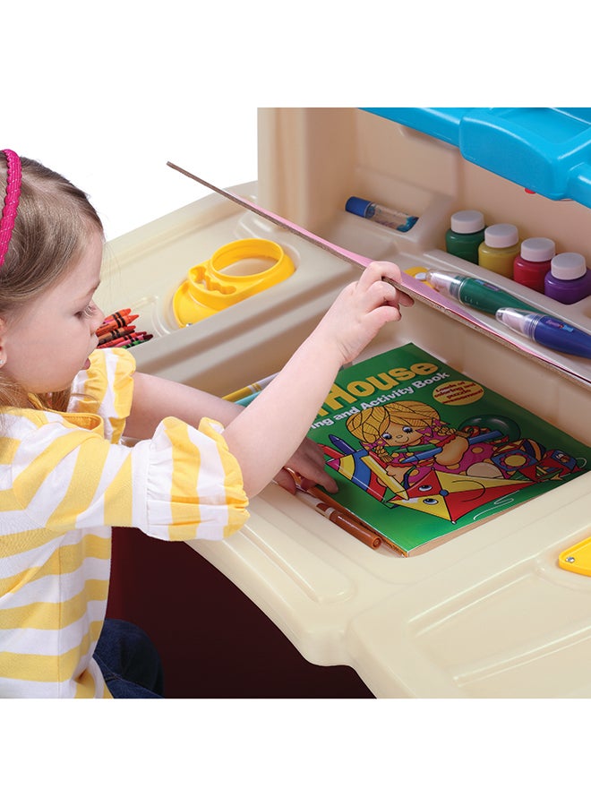 Step2 Deluxe Art Master Desk 79x90x51cm - Image 2