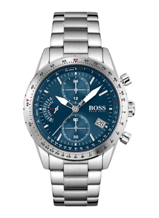HUGO BOSS Men's Pilot Edition Chrono Water Resistance Stainless Steel Analog Watch 1513850  - Image 1