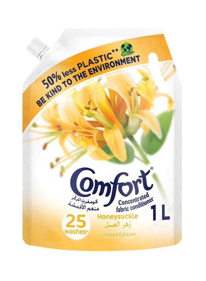 Comfort Concentrated Fabric Conditioner Honey Suckle Dermatologically Tested 1Liters  - Image 1