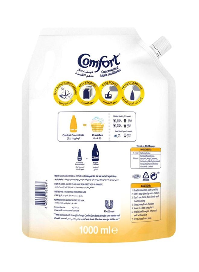 Comfort Concentrated Fabric Conditioner Honey Suckle Dermatologically Tested 1Liters  - Image 2