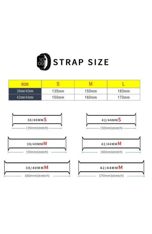 Generic - Braided Solo Silicone Loop Strap Band For Apple Watch 1, 2, 3, 4, 5, 6 Se 42/44 Dark Green - Image 1