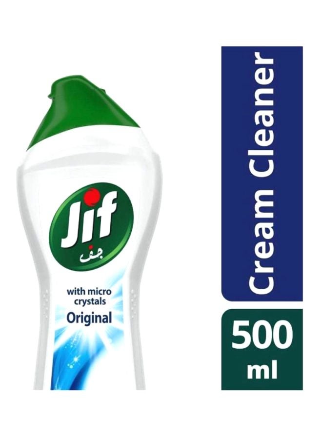 Jif Cream Cleaner With Micro Crystals Technology Eliminates Grease Burnt food And Limescale Stains 500ml - Image 2