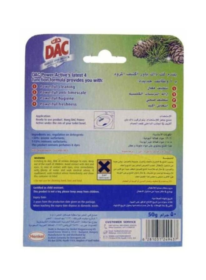 كتلة حافة المرحاض نظيفة ومنعشة مع تركيبة ذات أربع وظائف ومعطر هواء يؤثر على الصنوبر