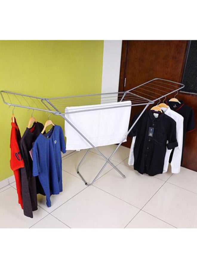 Royalford - Cloth Dryer 15.5 M Drying Space Large Size Steel Material Indoor Outdoor Use Silver - Image 1