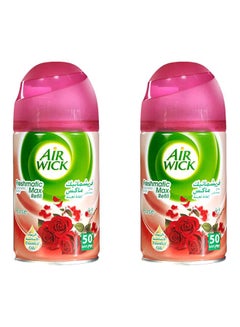 Air Wick Pack Of 2 Air Freshener Freshmatic Refill Rose 250ml  - Image 1