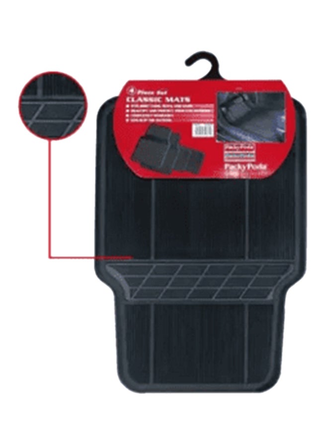 Generic Pack Of 4 Packy Poda Universal Rubber Car Mats  - Image 2