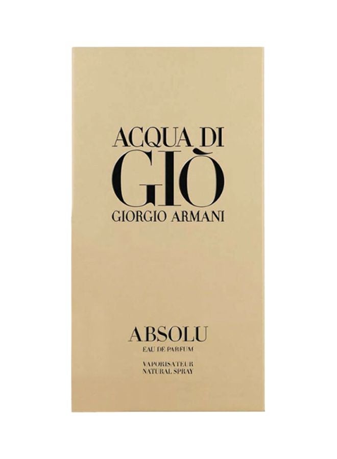 GIORGIO ARMANI - Acqua Di Gio Absolu EDP 75ml - Image 1