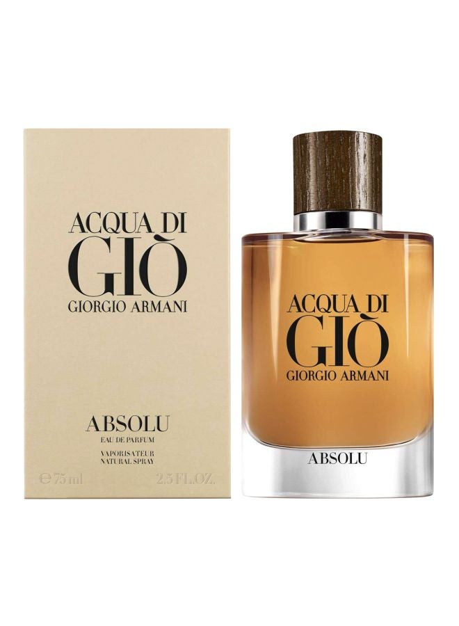 GIORGIO ARMANI - Acqua Di Gio Absolu EDP 75ml - Image 1