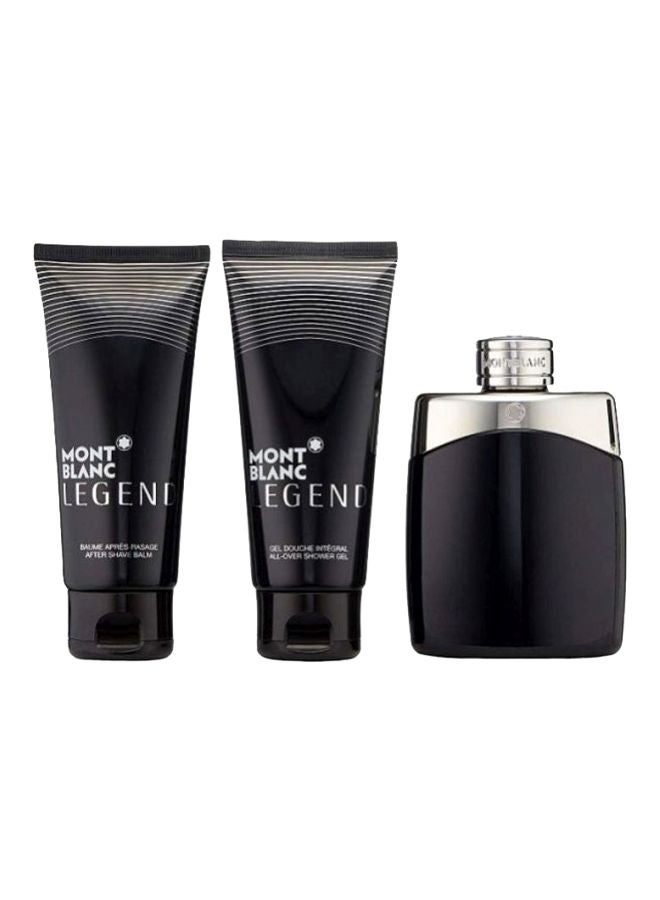 MONTBLANC Mont Blanc Legend Gift Set For Men Edt Legend EDP 100 Ml, After Shave Lotion 100 Ml, Shower Gel 100ml - Image 1