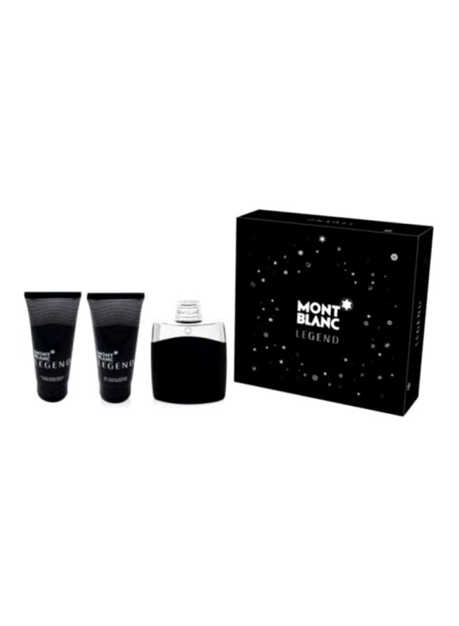 MONTBLANC Mont Blanc Legend Gift Set For Men Edt Legend EDP 100 Ml, After Shave Lotion 100 Ml, Shower Gel 100ml - Image 2