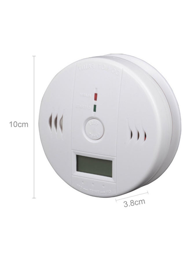 Generic - Carbon Monoxide and Alarm Sensor CO Detector White - Image 1